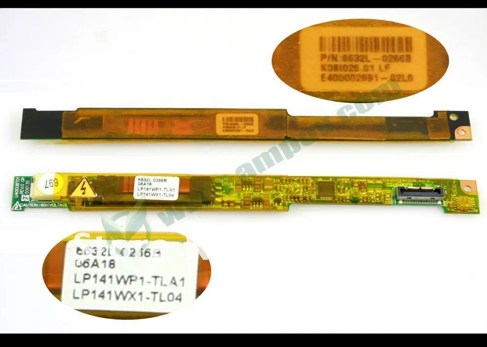 ЖК инвертор для Dell Inspiron 1300 1501 9200 9300 9400 m B120 E1405 E1505 Latitude D420 D620 D630 Series 6632L 0266B|inverter for|dell