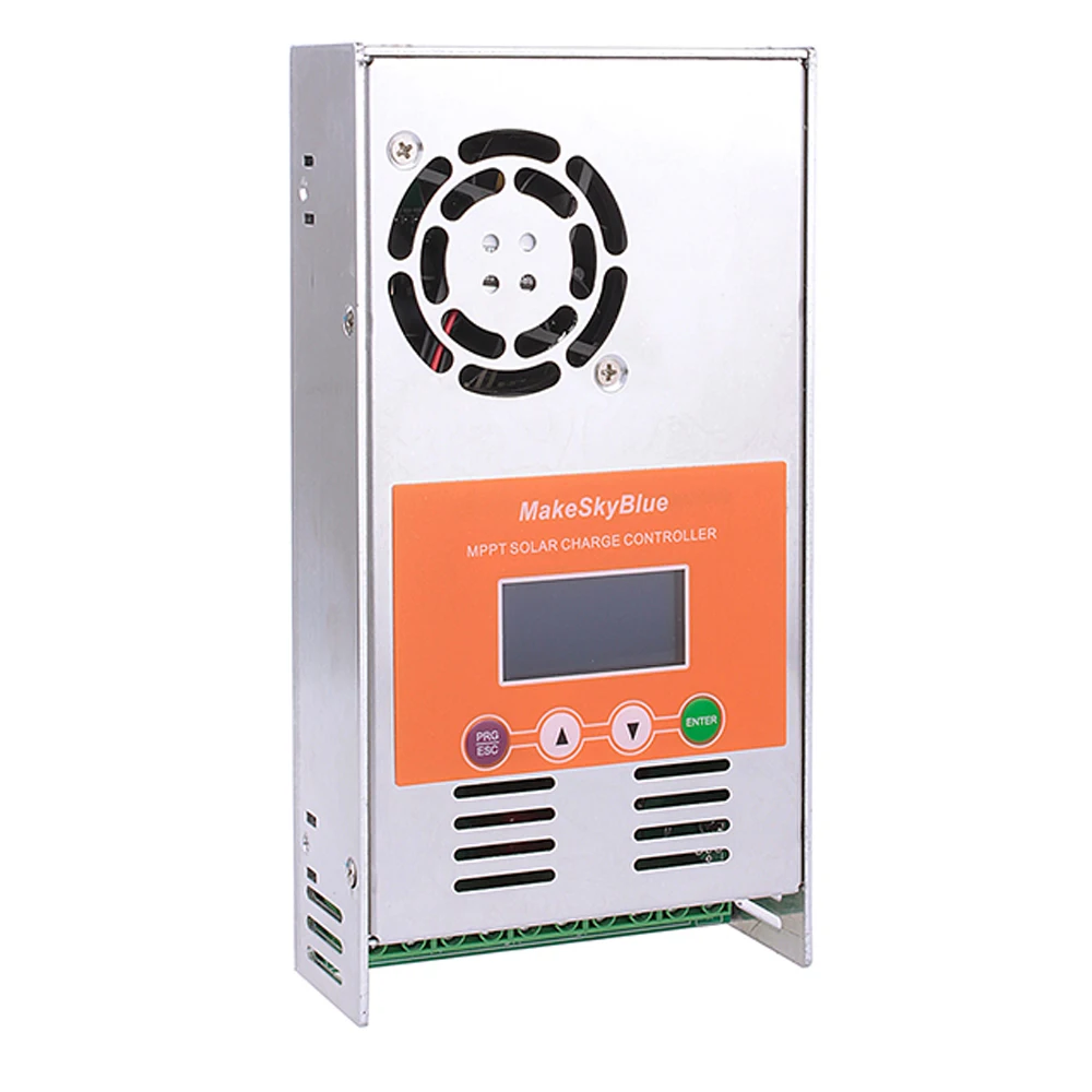 MakeSkyBlue MPPT Солнечный контроллер заряда 30A 40A 50A 60 ампер с ЖК-дисплеем для 12 В 24 в 36 В 48VDC аккумуляторной системы оптовый заказ
