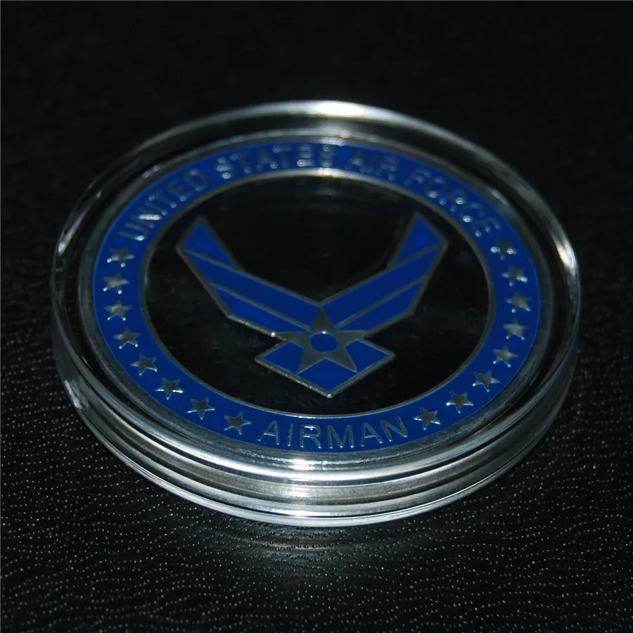 

Free Shipping 50pcs/lot,U.S. Air Force / Airman - USAF Challenge Coin