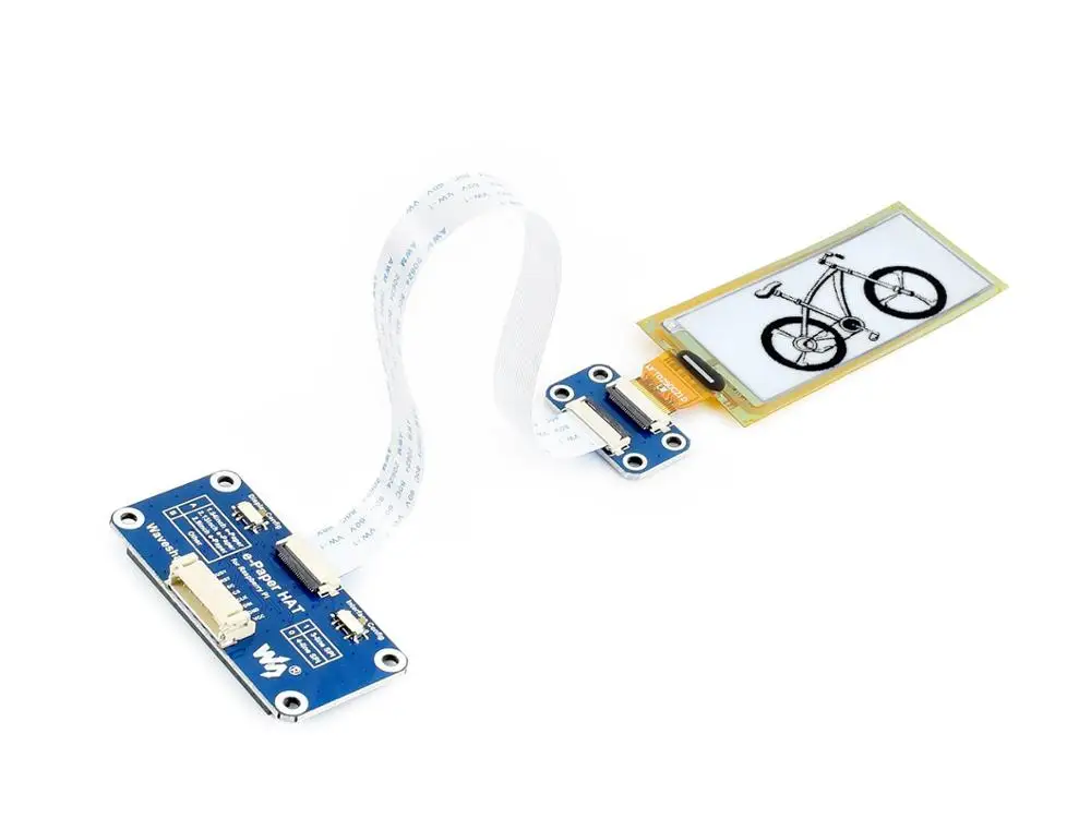 2 9 дюймовая Гибкая шляпа для электронных чернил Waveshare Raspberry Pi|Демонстрационные