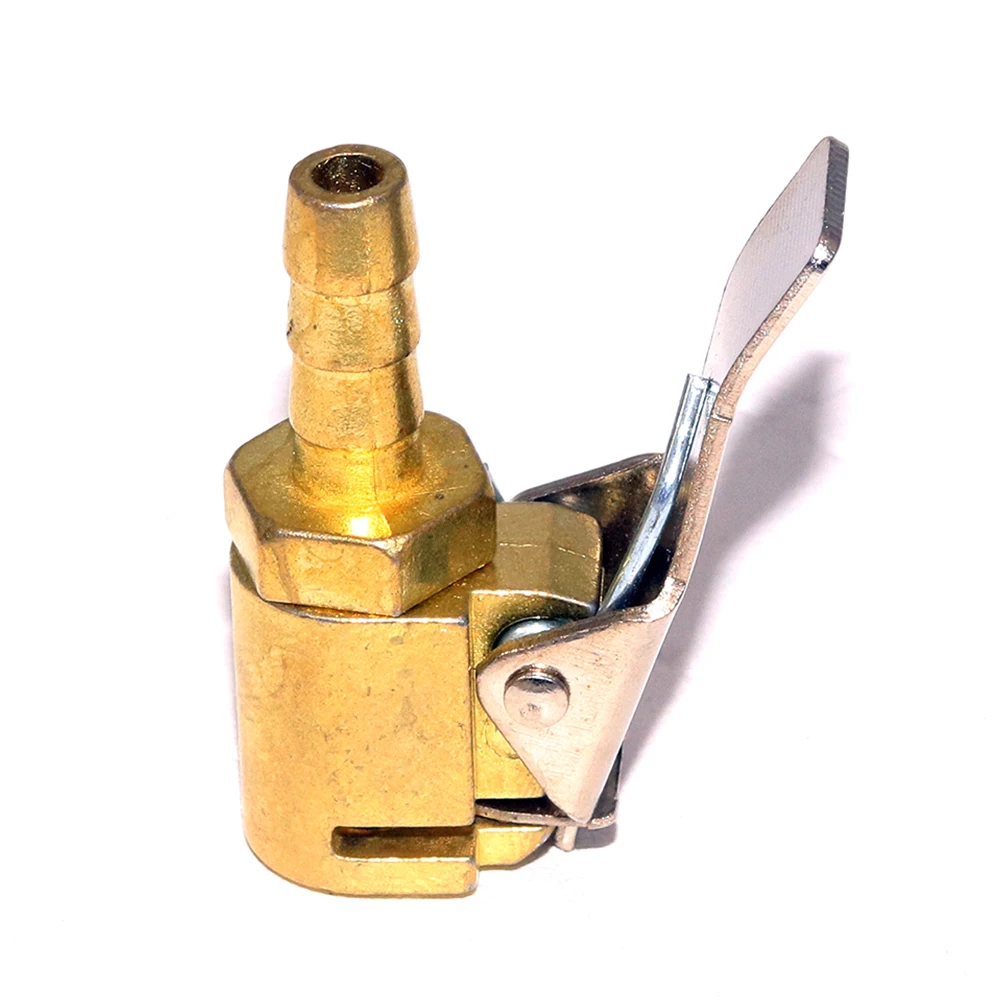 

JEAZEA 1PC Car Auto Zinc Alloy 6mm Tyre Wheel Tire Air Chuck Inflator Pump Valve Clip Clamp Connector Adapter for Cars