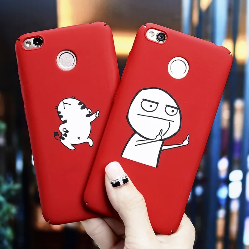 TOMKAS Жесткий ПК чехол для Xiaomi Redmi 4x mi A1 чехлы с милым животным рисунком 5 дюймов Note 4X2