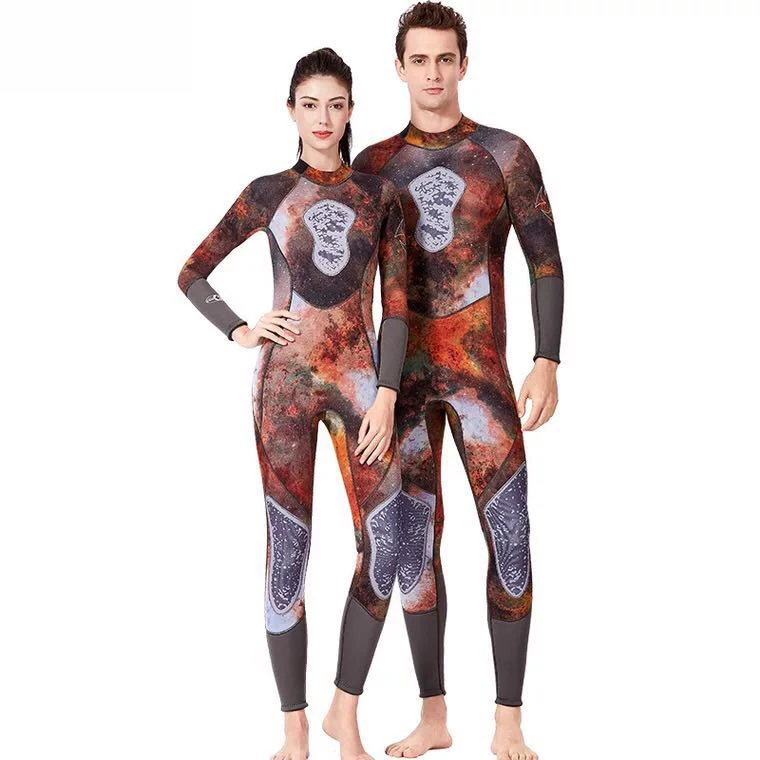 

Men Women 3 mm Wetsuit SCR neoprene Freediving spearfishing Diving suit snorkel swimsuit Super Elastic surfing long wetsuit
