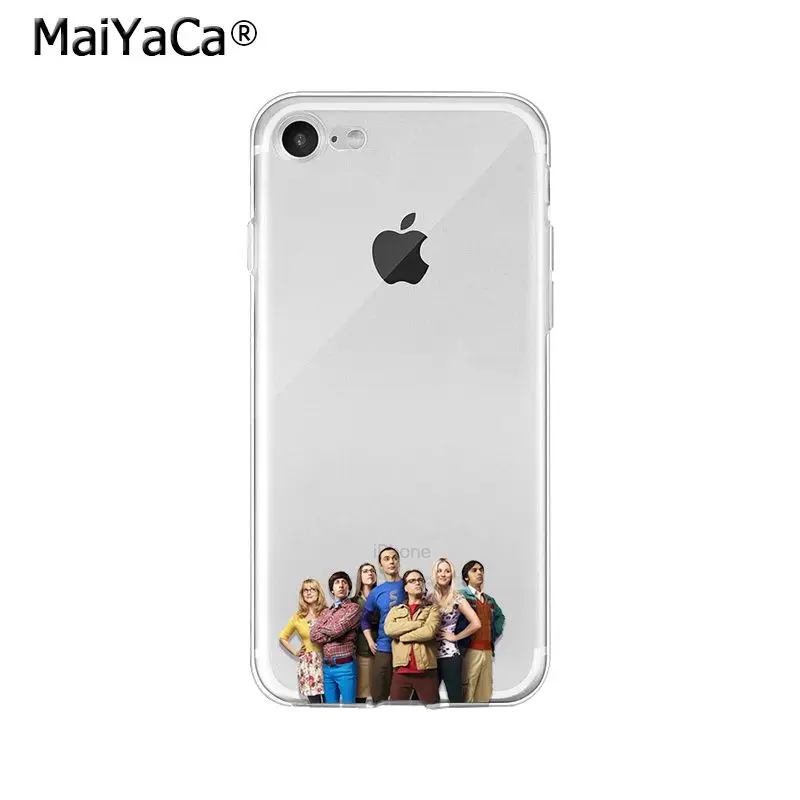 Мягкий силиконовый чехол MaiYaCa The Big Bang Theory TBBT из ТПУ для Apple iPhone 8 7 6 6S Plus X XS MAX 5 5S SE XR |