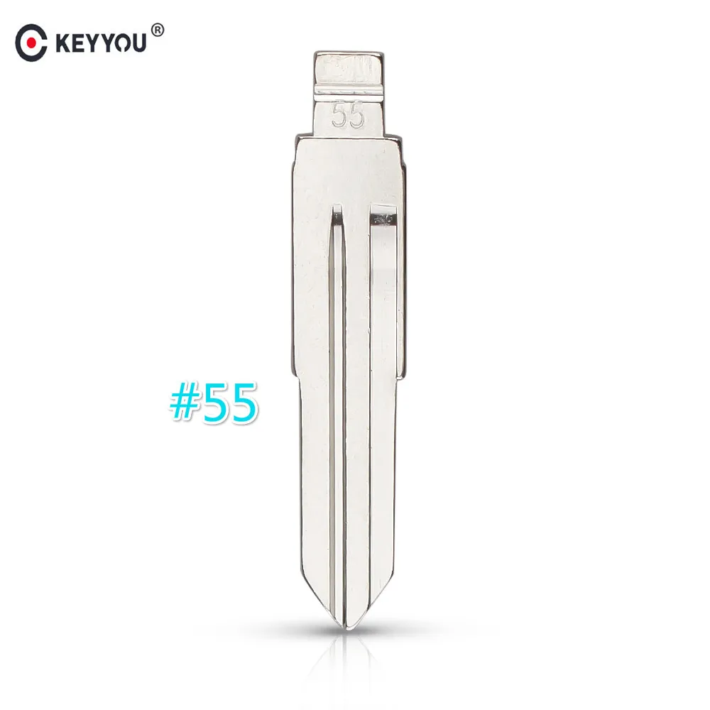 KEYYOU металлическая заготовка необработанная застежка KD модель #55 для Chery QQ3 NO. 55