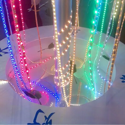 

SMD5050 dimmer white/warm white/yellow/ blue/green/red 60leds/ m waterproof DC12V indoor strip+power supplier+IR dimmer