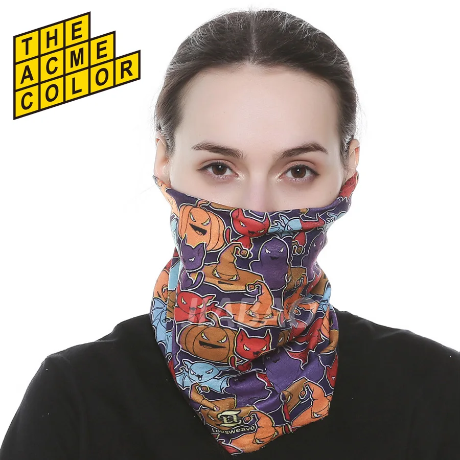 Многофункциональный горловиной Мультфильм бесшовные бандана головные уборы