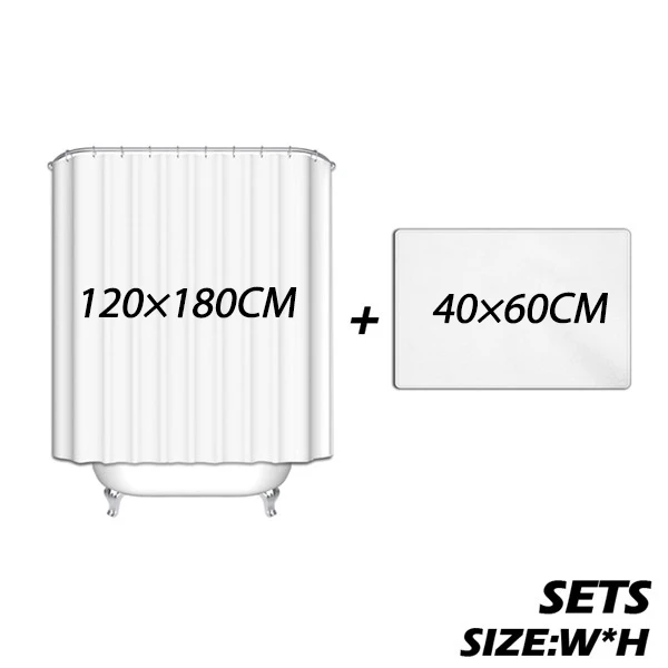 Set40x60 120x180cm С изображением из «Звездных Войн R2-D2 душевая занавеска с крючками коврик для ванной Декор для ванной, дома - Цвет: Set40x60 120x180cm