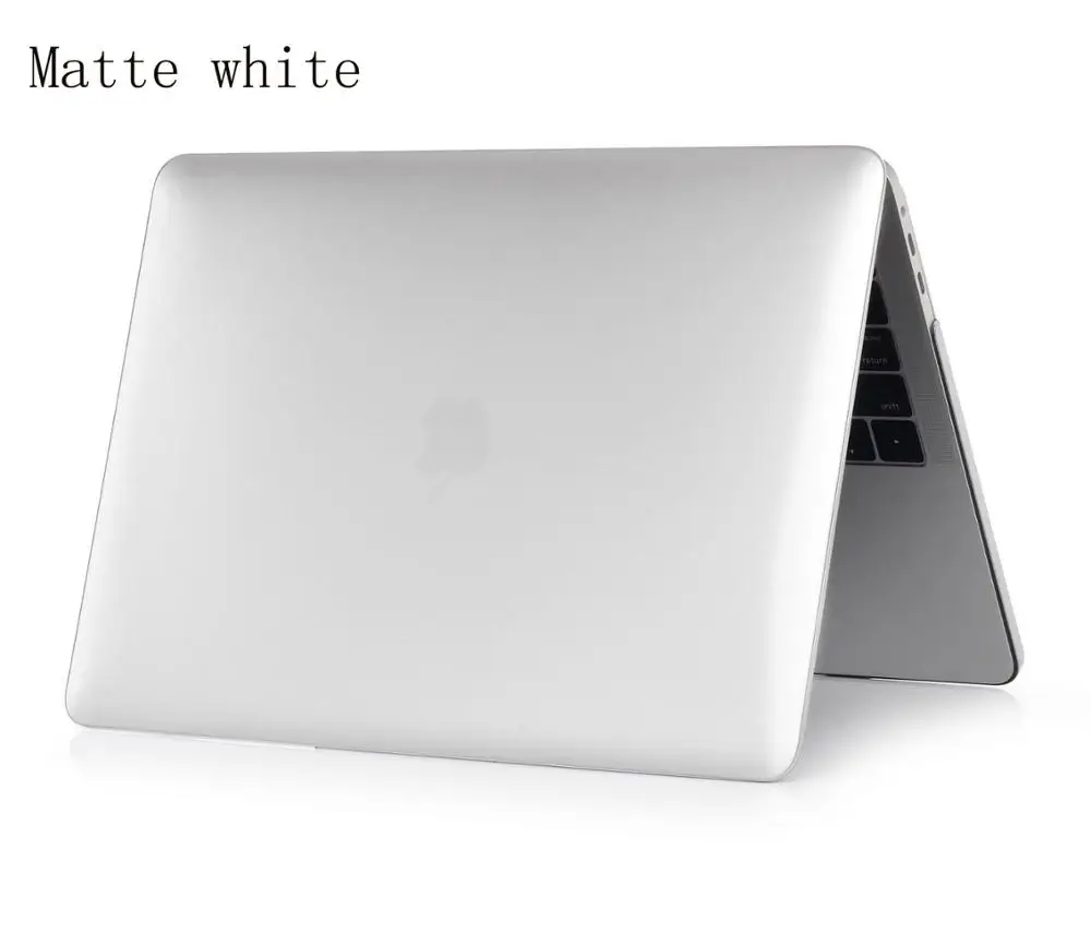 Matte Transparent Кристальный \ матовый чехол для Apple Macbook Air Pro retina 11 12 13 15, для Mac book Air 13 A1466 air с сенсорной панелью A1932 - Цвет: Matte Transparent
