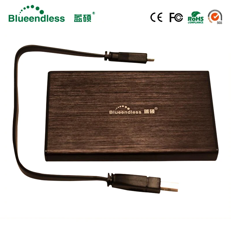 Blueendless Алюминий hdd чехол 2,5 USB 3,0 коробка SATA hdd ssd IDE/SATA 2,5 для 1 ТБ 7 мм 9,5 мм для ноутбук hdd bay hdd ноутбук отсек для жесткого диска