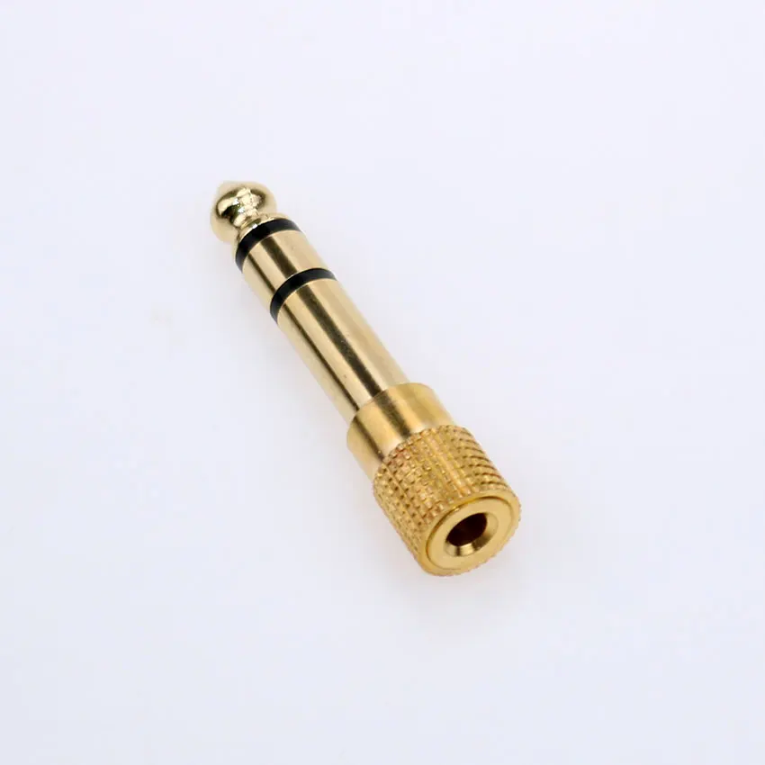 

cltgxdd 6.35mm 1/4" Male To 3.5mm 1/8" Female Audio Adapter 6.35 to 3.5 Jack Stereo Converter For Headphone Microphone Connector