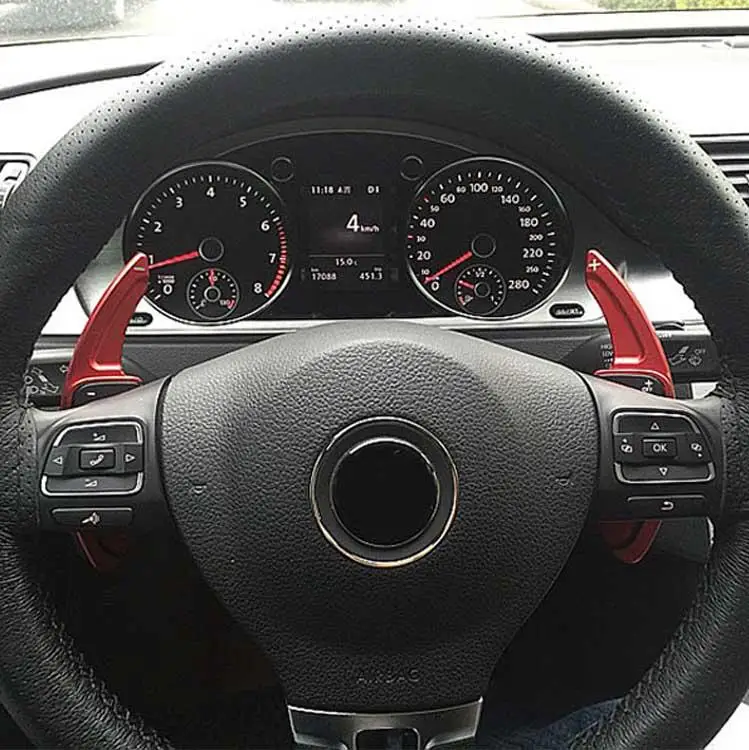 2pcs Alloy Add-On Steering Wheel DSG Paddle Shifters Extension For Volkswagen Sharan | Автомобили и мотоциклы