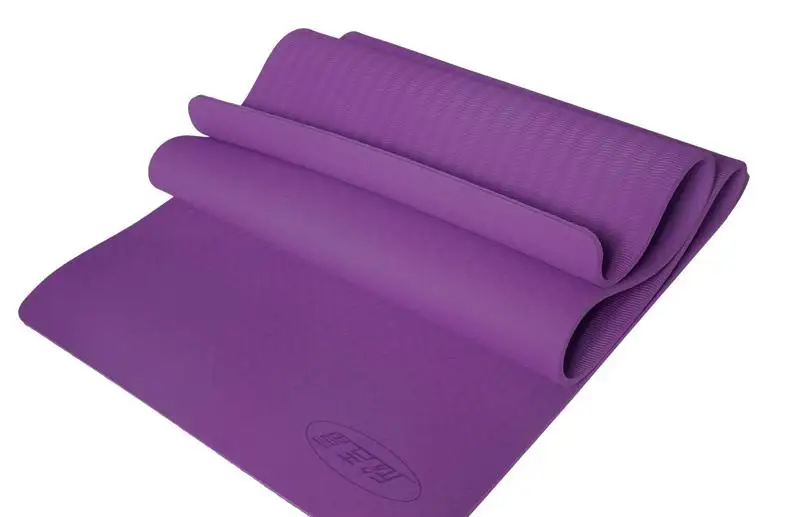 Коврик для йоги с двойным покрытием увеличенный коврик из термополиуретана 185*122*0