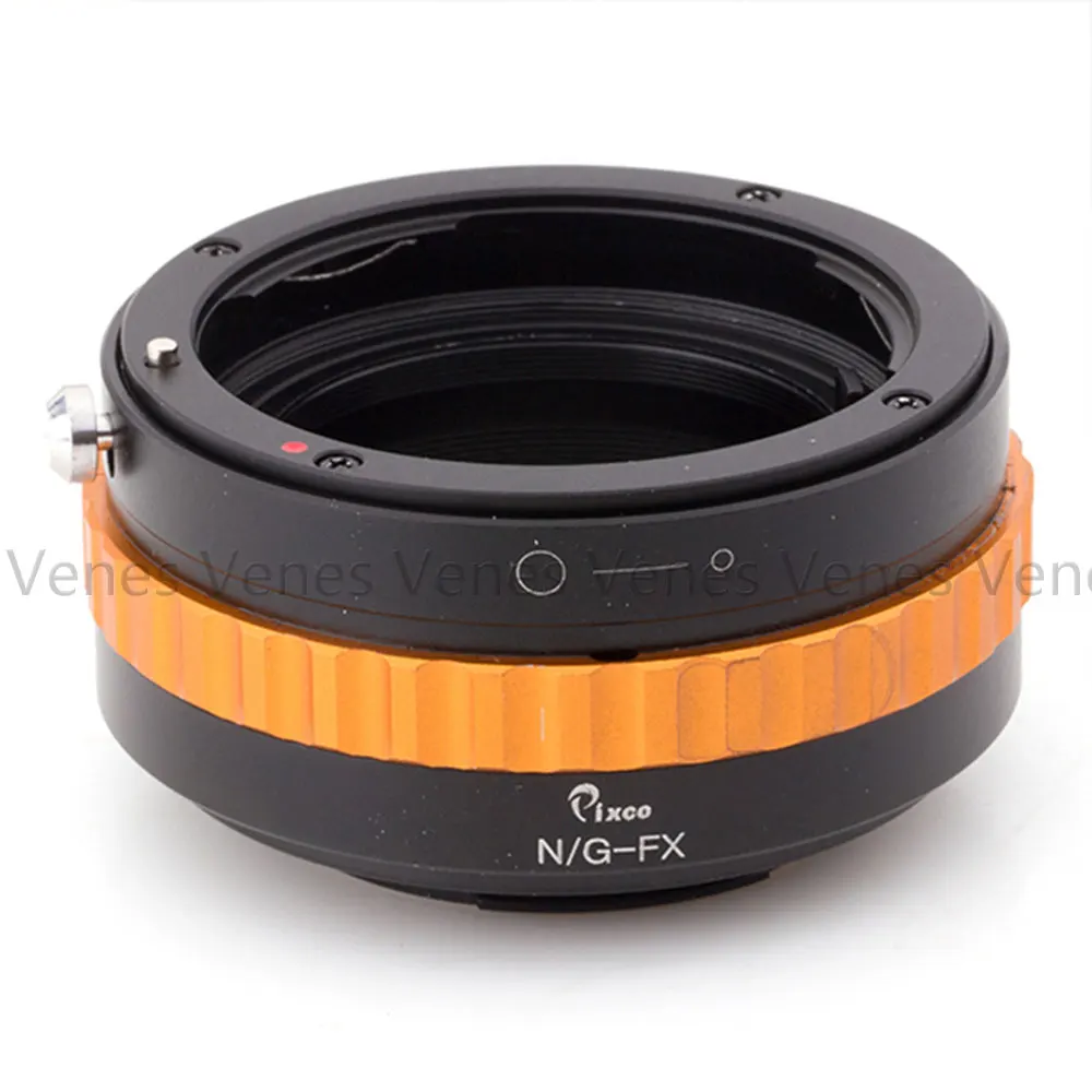 Venes N/G FX PRO адаптер объектива для Nikon G подходит камеры Fujifilm X (золото)|lens adapter|adapter