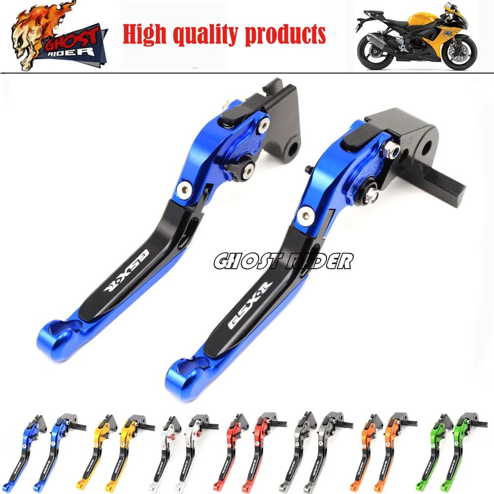 Подходит для SUZUKI GSXR 600/750 2005 2004 синий и серебристый Мотоцикл с ЧПУ алюминиевый
