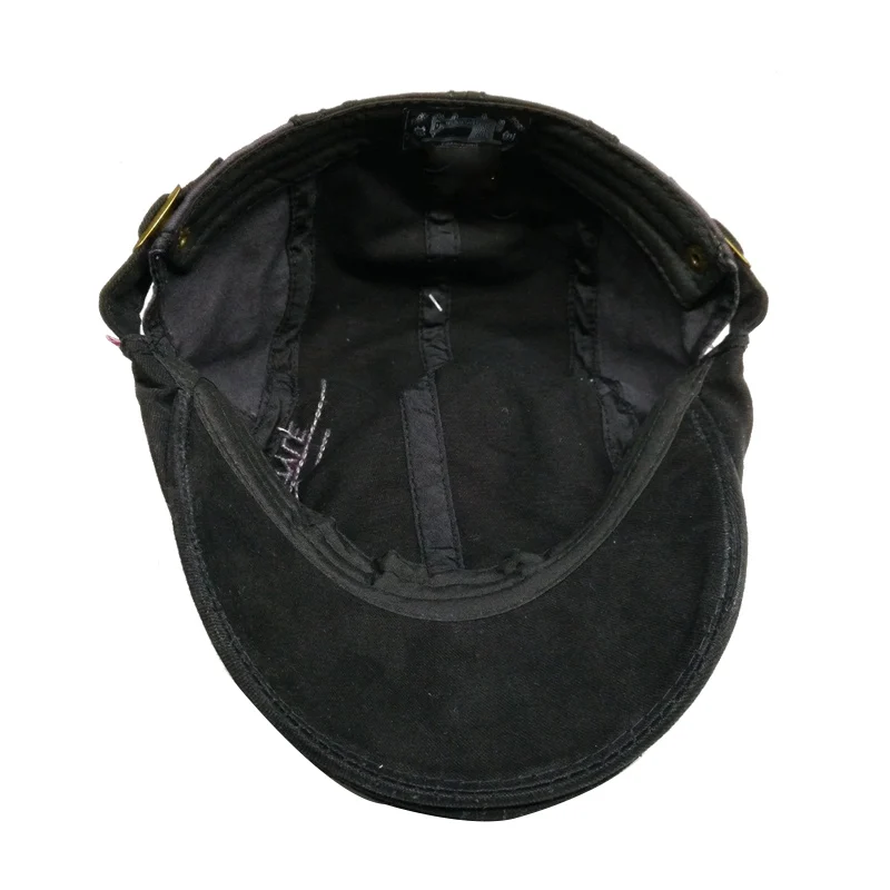 Зимняя шапка Fashion Visors Women Beret Hat Men Casquette Skull Cotton Winter Hats for Sun Gorras Caps Adjustable 2018.