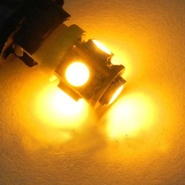 2/5/10 шт T10 Клин 5-SMD 5050 Xenon светодиодный светильник лампы W5W высокое Яркость 194 147 152 158