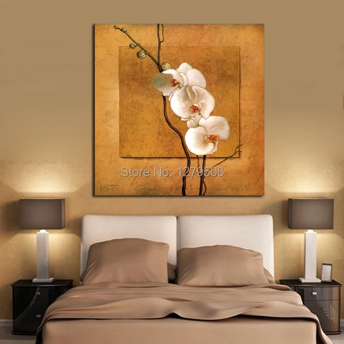 Горячая Распродажа Ручная работа Классическая цветок картина написанная