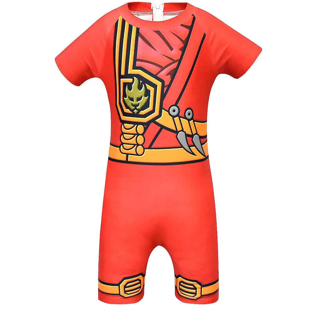 Детский купальник один шт. шляпа+ шорты с рисунками Ninja Ninjago костюмы для девочек Карнавальная одежда Купальные костюмы для 3-9 лет мальчики