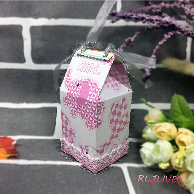 Small Молочная коробка металлические режущие штампы трафареты для DIY штамп для скрапбукинга/фотоальбом декоративное тиснение DIY бумажные карты - Цвет: Small