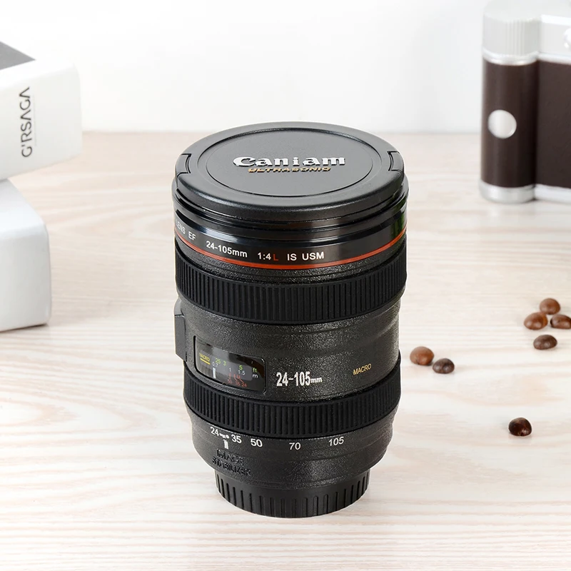 Новый Caniam SLR Объективы для фотоаппаратов 24-105 мм 1:1 Весы Пластик Кофе Чай Кружка 400