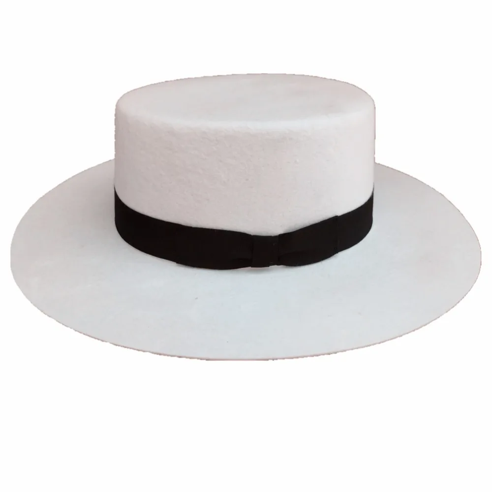 Белая Панама шерсть шляпа бандана для женщин|fedora hat|fedora hat for womanhats |