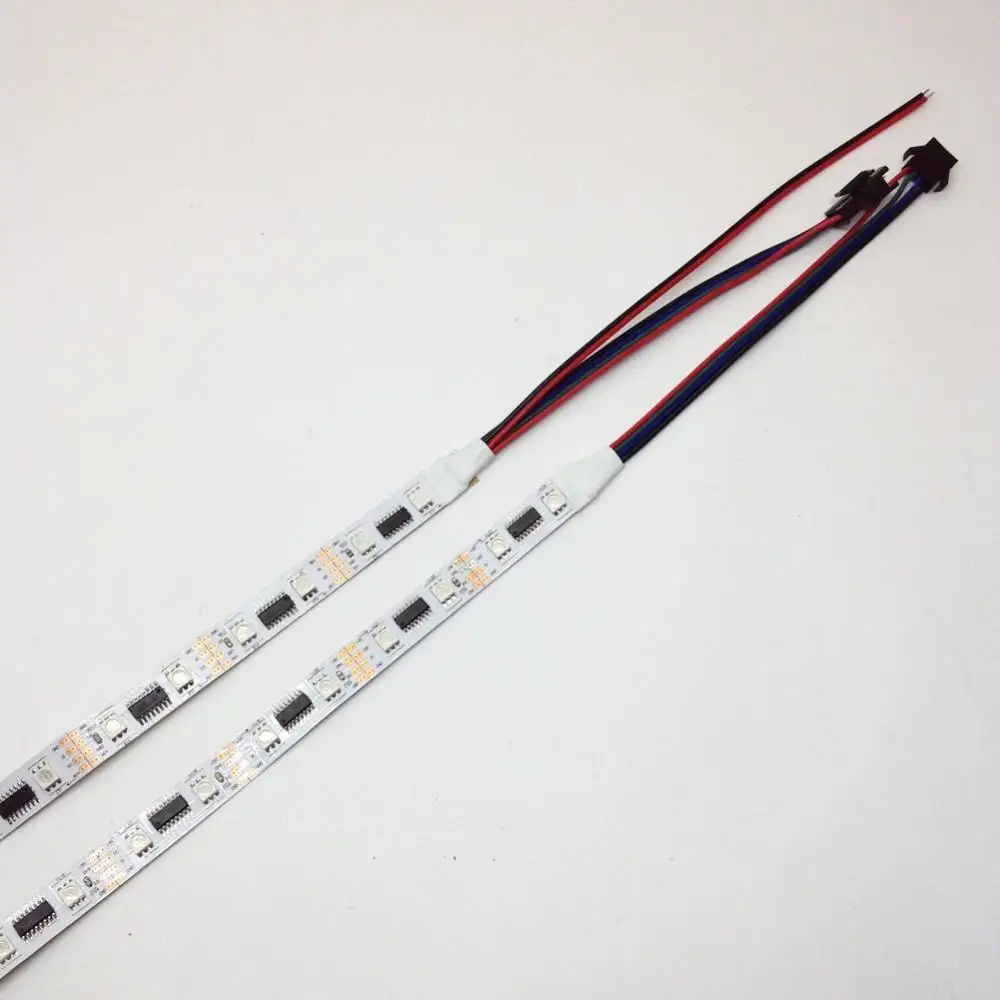 Светодиодные ленты 5050 SMD IP22 не водонепроницаемые 240 светодиодов LPD8806 24 IC RGB 48