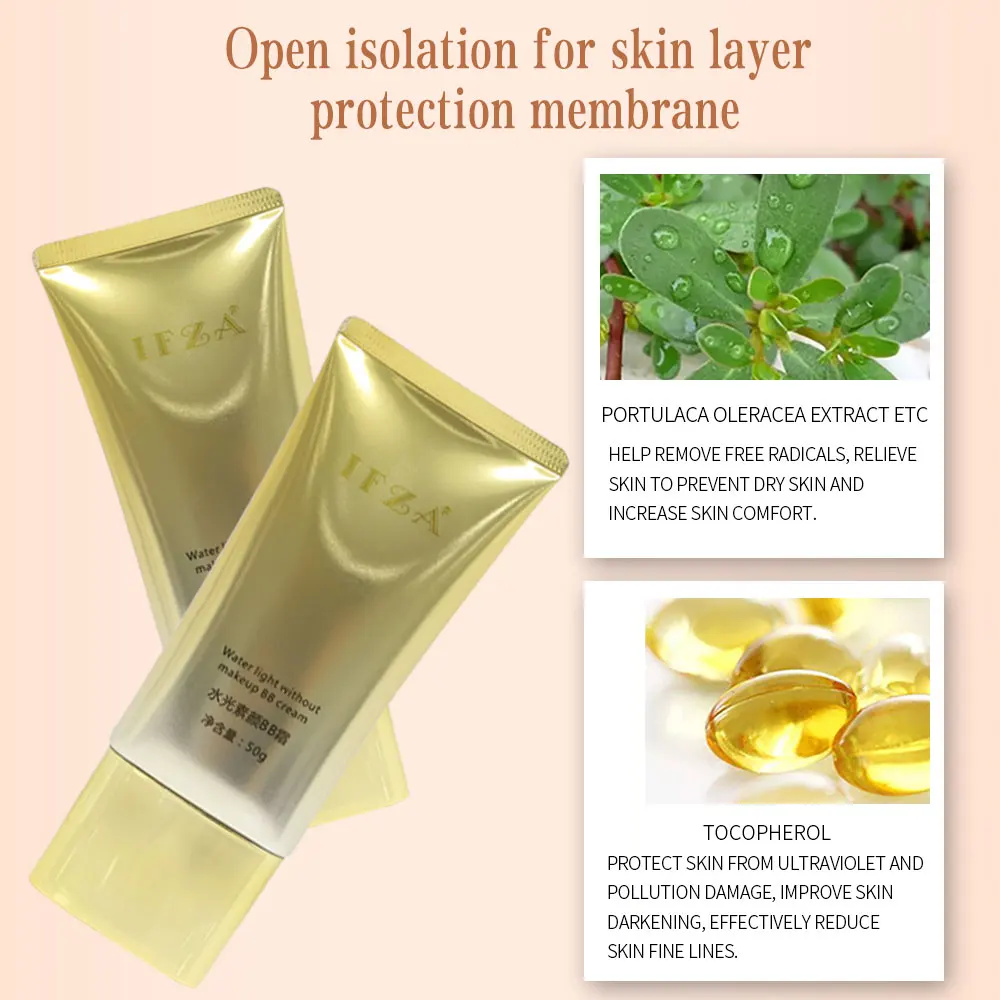 BB Cream Concealer Moisturizing Whitening Freckle Sunscreen Lasting Applying Protection |