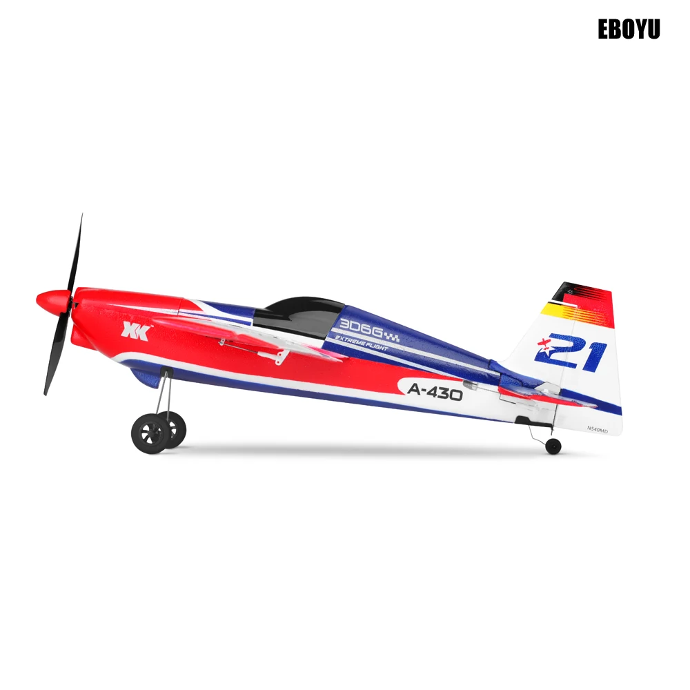 XK A430 2 4G 5CH бесщеточный двигатель 3D6G система RC самолет 430 мм размах крыльев EPS