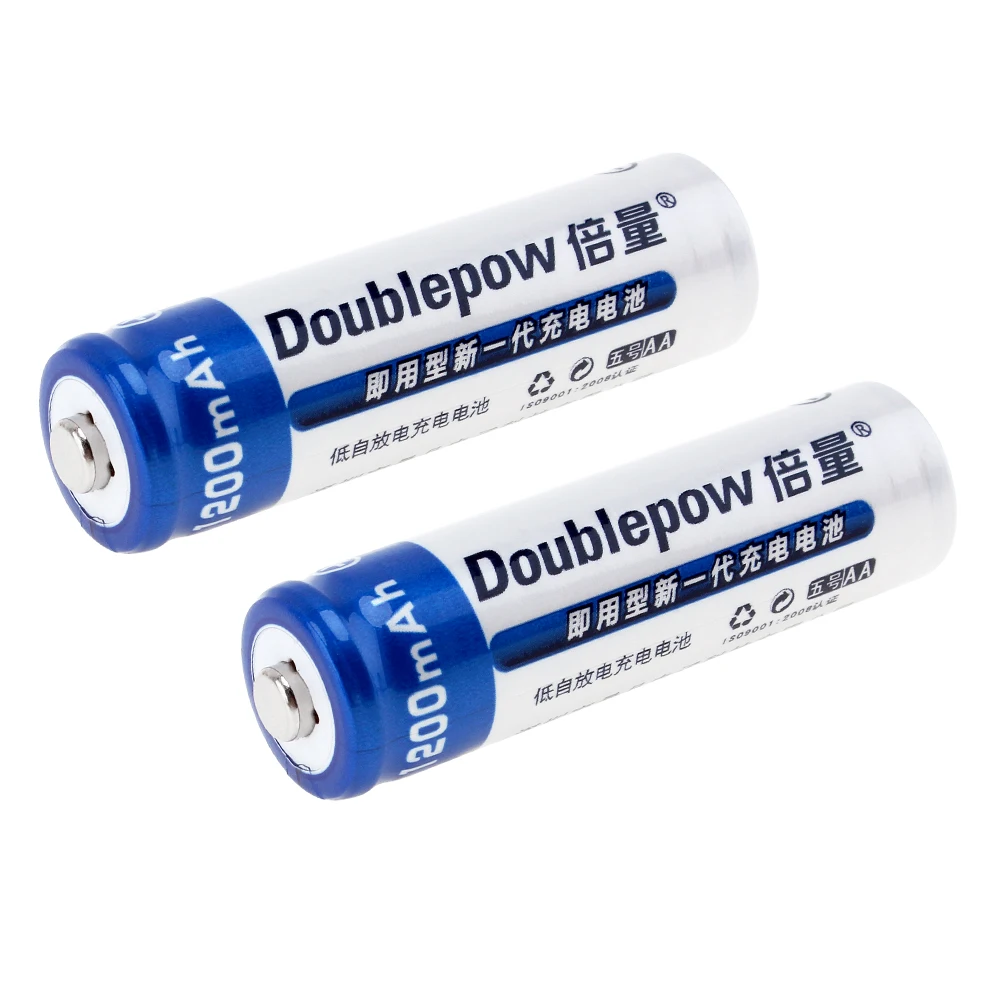 4 шт./лот Doublepow LSD AA Аккумуляторная батарея 1200 мАч 1 2 в Ni MH никель кадмиевые