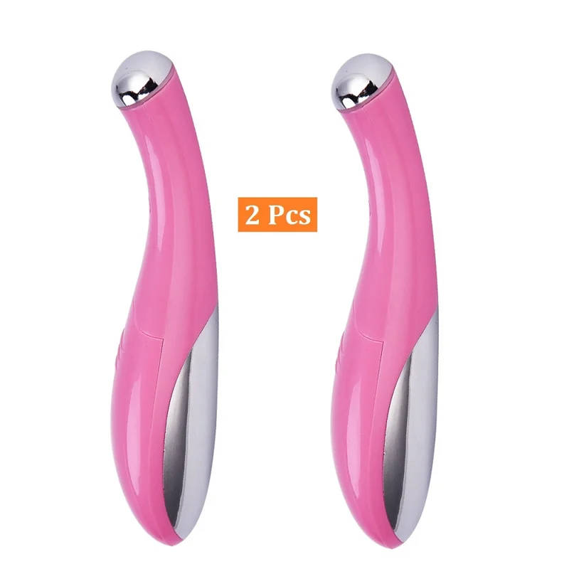 2 шт. Красота мини устройство для массажа глаз Ручка Тип Электрический eye массажер