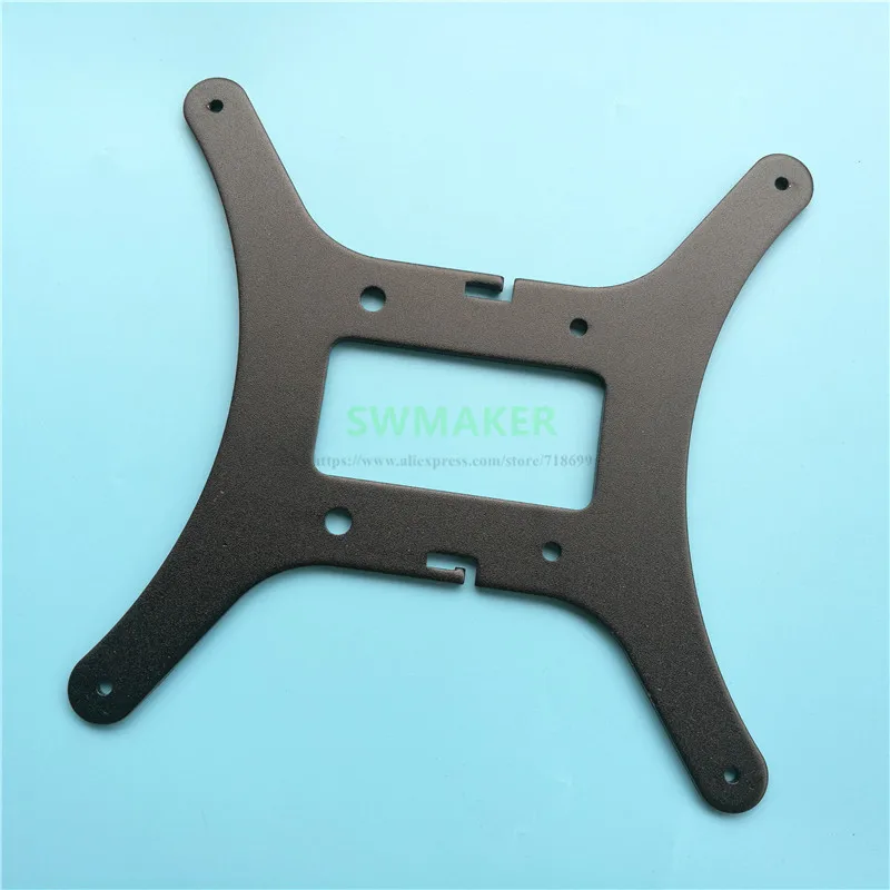 Фото New Black Ender-3 Hotbed Y Carriage Plate For Creality Ender-3 ender-3s Ender-3 pro 3D Printer Heated Bed 2040 Aluminum profile №1