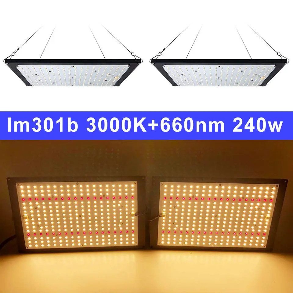 240w 3000K660nm Московский сток Светодиодный светильник для выращивания lm301b 288 шт. чип полный спектр 240 Вт samsung 3000 K, 660nm красный Veg/Bloom state Meanwell драйвер - Испускаемый цвет: 240w 3000K660nm