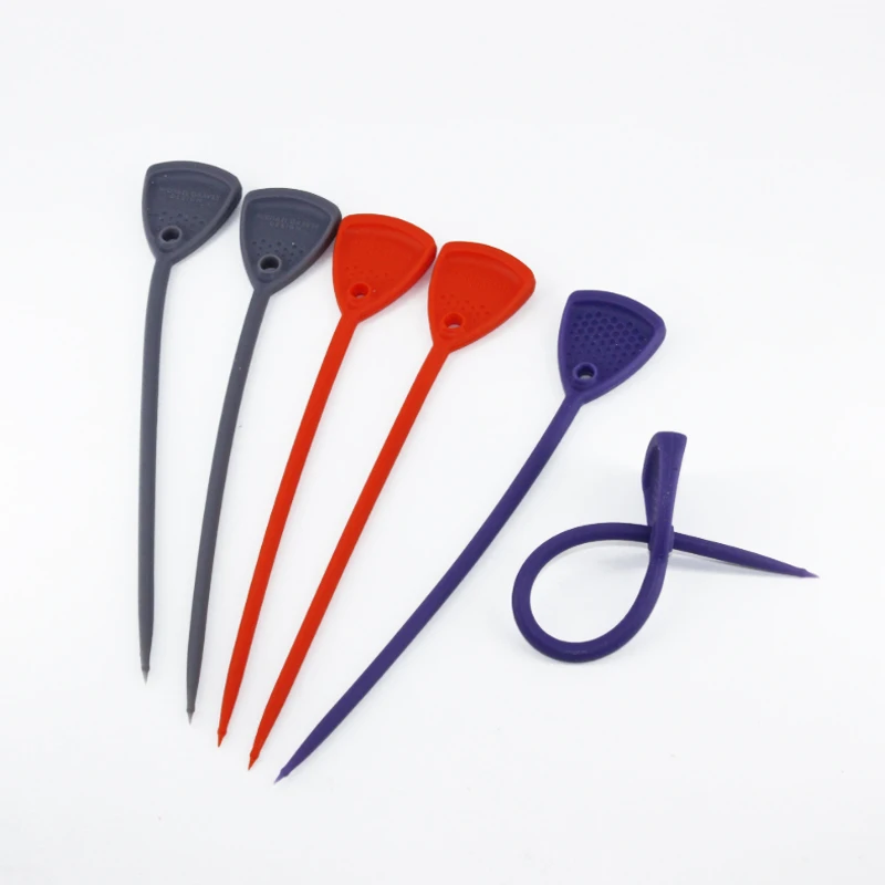 6 шт. пакеты для ланча зажимом запечатывания пакетов цвет силиконовый порт