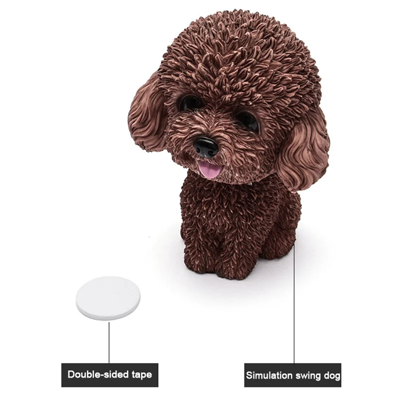 Мультяшный пластиковый орнамент с виброголовкой изображением собак милое