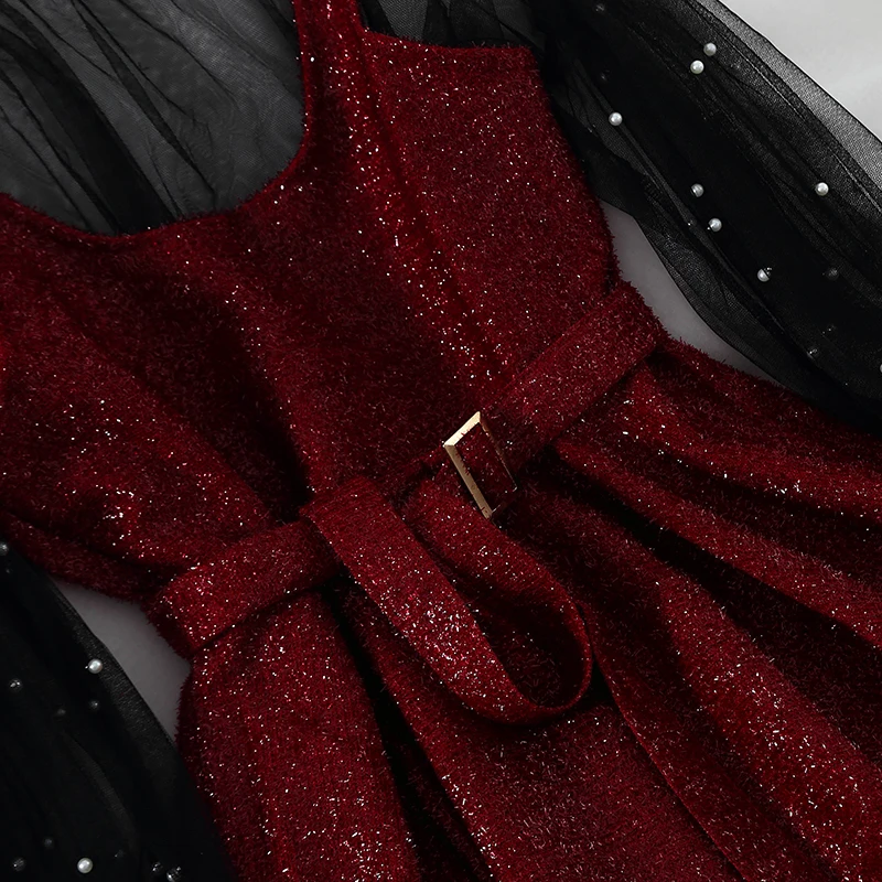 2018 новые модные женские комплект из двух предметов платье Блузка + Платье с