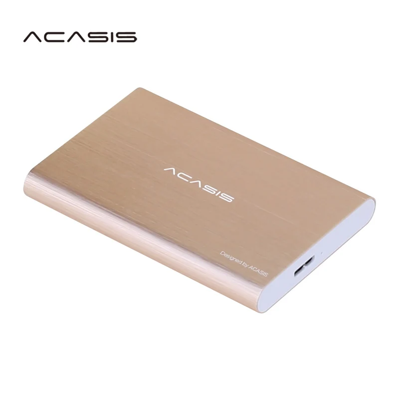 Распродажа ACASIS 160GB внешний жесткий диск USB3.0 жесткий диск для хранения устройств высокая скорость 2,5 ''HDD Настольный Ноутбук Hd Externo - Цвет: Glod