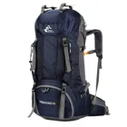 Походный рюкзак для альпинизма, дорожная Сумка для кемпинга и трекинга, вместительные водонепроницаемые уличные сумки с дождевиком, 60 л