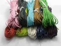 10 strands mixed color waxed cotton beading cord 1 5mm macrame jewelry string x10meters