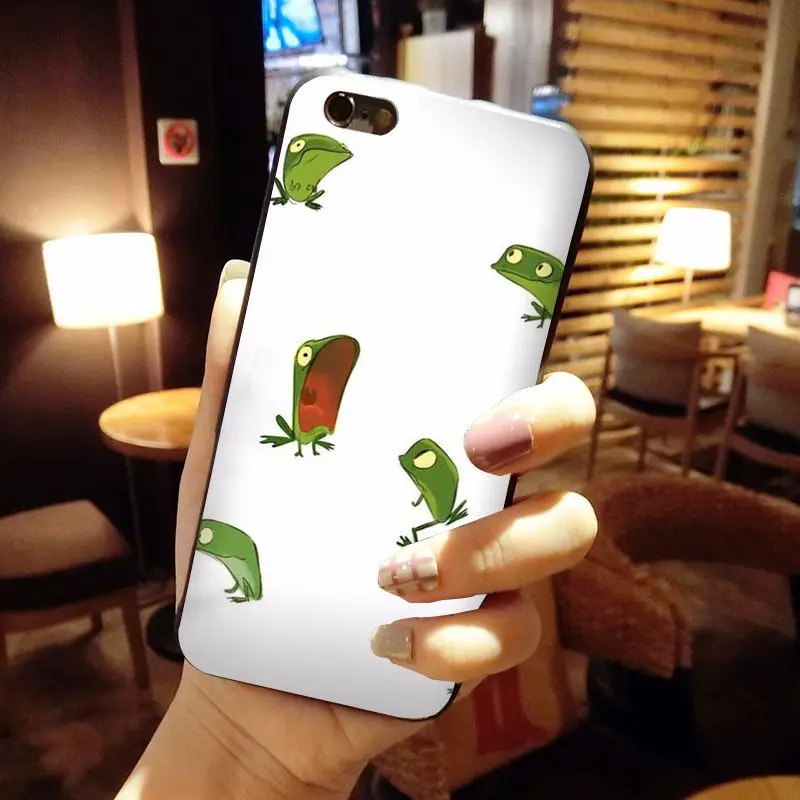MaiYaCa мультфильм лягушка дизайн высокое качество телефон чехол для iPhone 8 7 6 6S Plus X 10 5