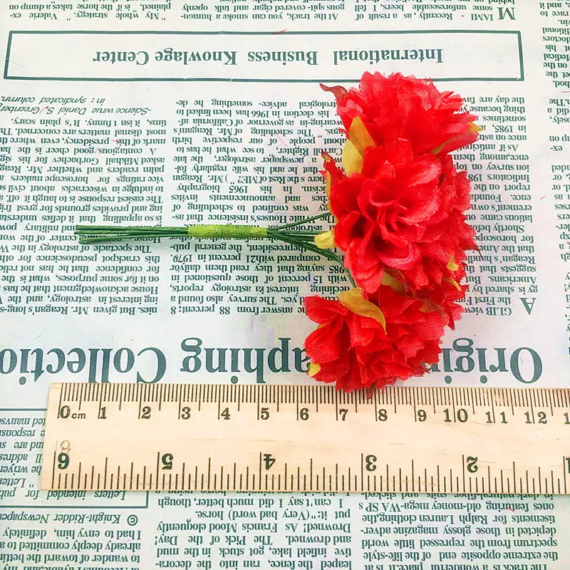 Имитация искусственных шелковая Гвоздика букет цветов/Сделай сам свадебное