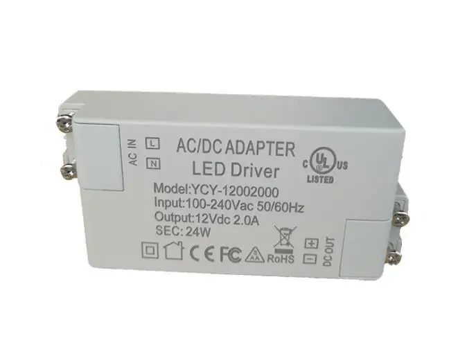 10 шт./лот высокое качество DC 24 Вт AC 100 в 240 Трансформаторы освещения Безопасный