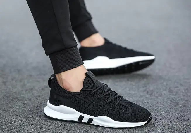 2019 новые дышащие спортивные кроссовки Мужская Летняя обувь повседневная с