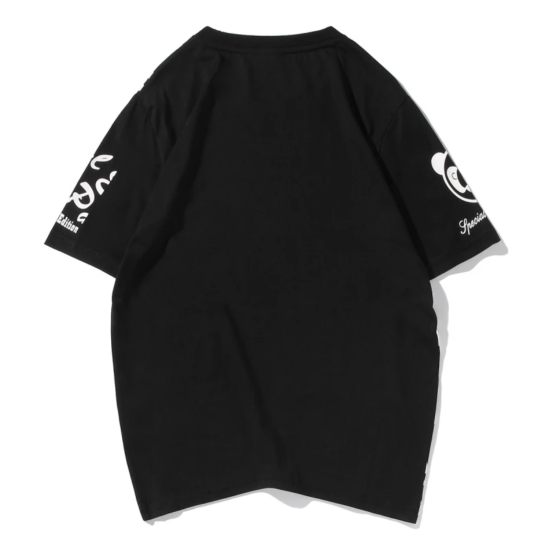 Мужская футболка с коротким рукавом мультяшным принтом в стиле хип-хоп | одежда