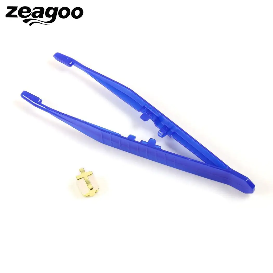 Zeagoo 4 цвета хип хоп крест зубные брекеты универсальные формы для украшений