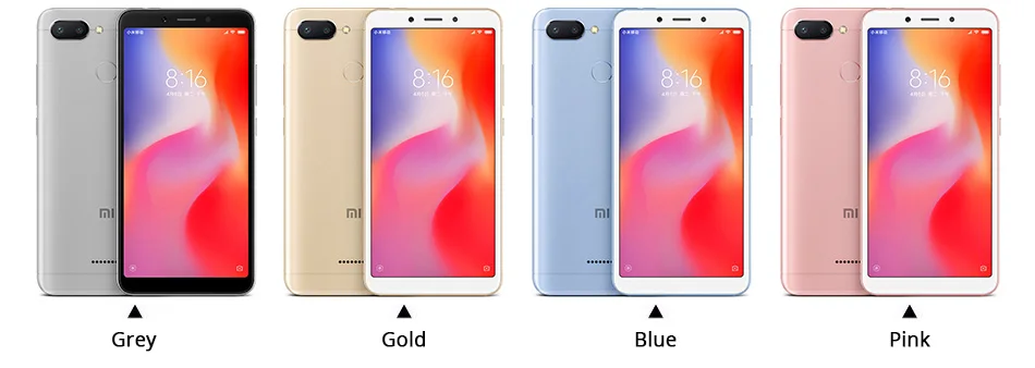 Xiaomi Redmi 6 с глобальной ПЗУ, 3 ГБ ОЗУ, 32 Гб ПЗУ, смартфон Helio P22, Восьмиядерный процессор, 12 Мп+ 5 МП, две камеры, 5,45 дюйма, аккумулятор 3000 мАч