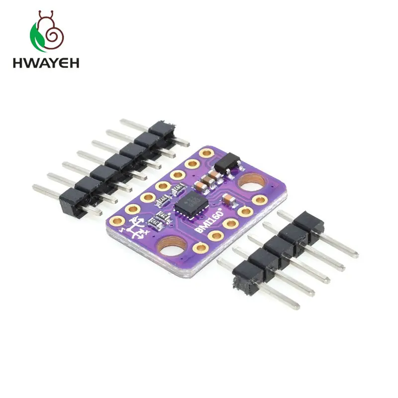 HWAYEH BMI160 GY 6 axis Rate Gyro Gravity модуль датчика акселерометра IIC I2C SPI протокол связи 3