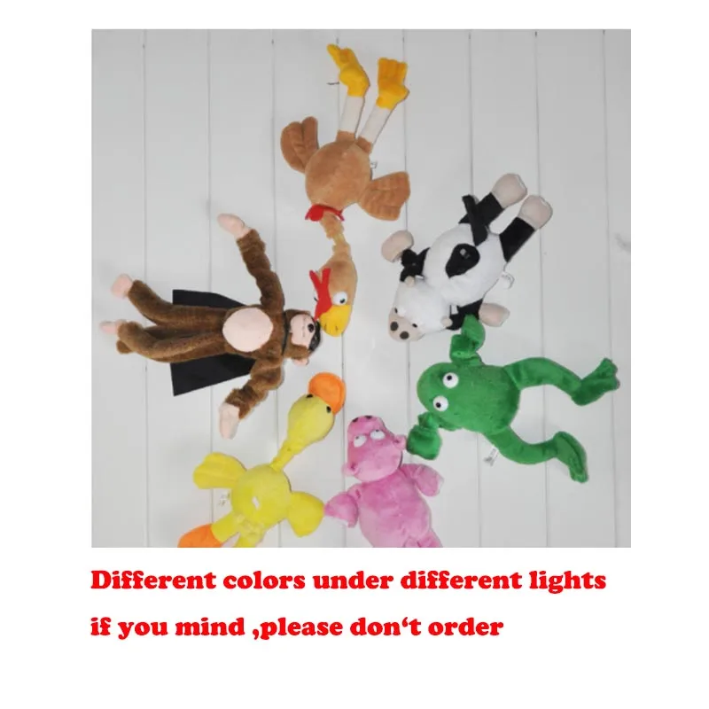 Летающая Рогатка плюшевая визжащая обезьяна коричневые игрушки забавная