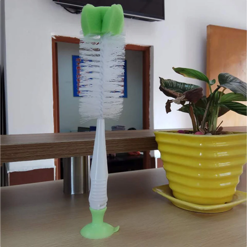 2 шт./компл. Baby Bottle щетка для очистки дети подачи молока бутылка 360 градусов вращая