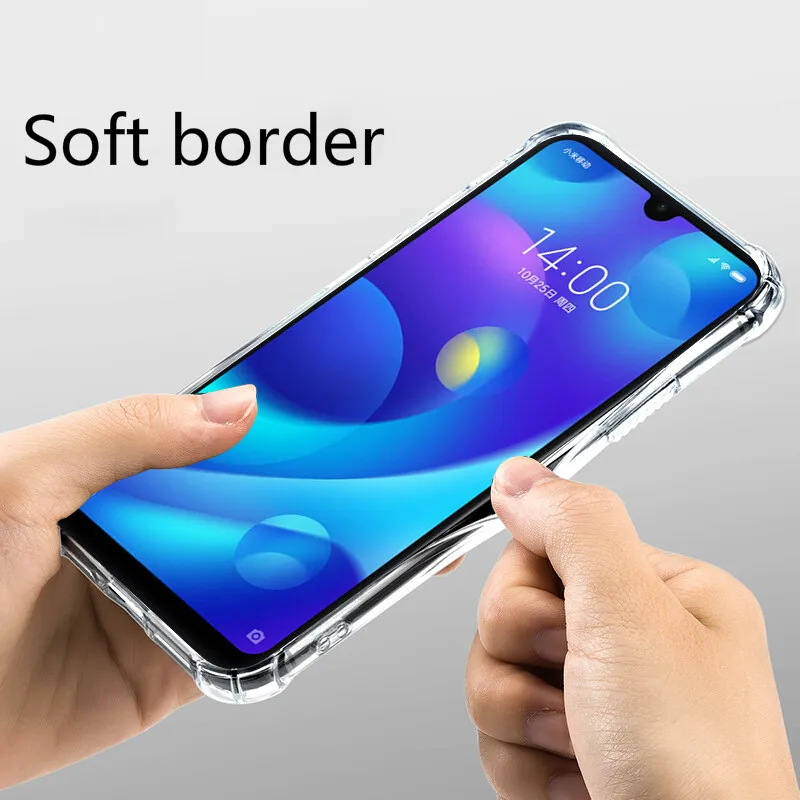 Redmi Note 7 подушка безопасности для Xiaomi прозрачная Противоударная крышка